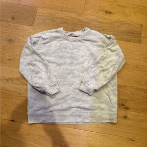 Lululemon Athletica Gray Camouflage Sweater